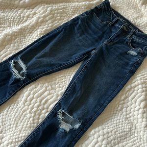 American Eagle ripped jegging, size 4